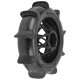 Proline Roost MX Sand/Snow Paddle Motorcycle Tire Mounted on Black Wheel for Promoto-MX Rear
