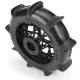 Proline Roost MX Sand/Snow Paddle Motorcycle Tire Mounted on Black Wheel for Promoto-MX Rear