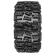1/6 Trencher F/R 5.7” Tires Mounted 24mm Black Raid 8x48 Hex (2) X-Maxx