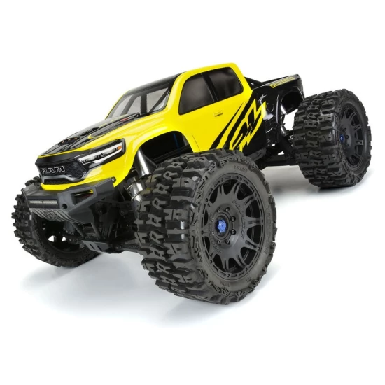 1/6 Trencher F/R 5.7” Tires Mounted 24mm Black Raid 8x48 Hex (2) X-Maxx