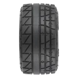 1/18 Menace F/R Street Tires MTD 12mm Black Raid (4): Granite GROM
