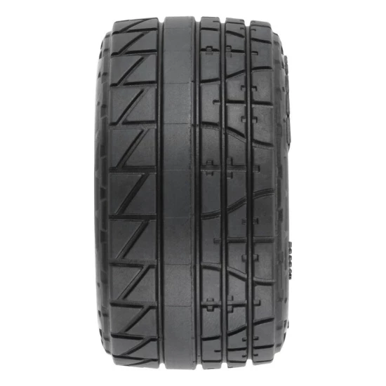 1/18 Menace F/R Street Tires MTD 12mm Black Raid (4): Granite GROM