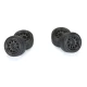 1/18 Menace F/R Street Tires MTD 12mm Black Raid (4): Granite GROM