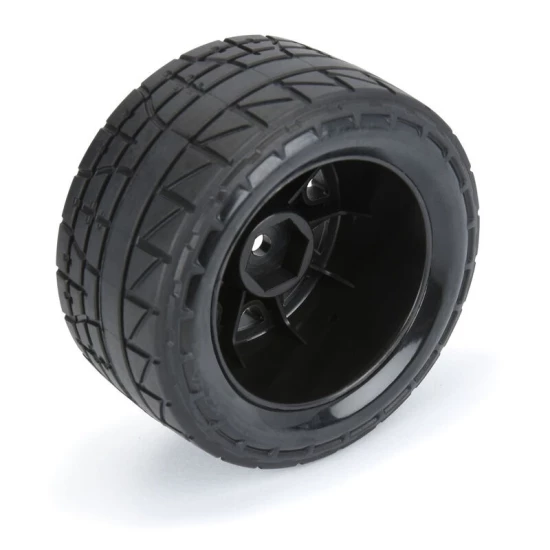 1/18 Menace F/R Street Tires MTD 12mm Black Raid (4): Granite GROM