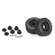 1/10 Jaeger HP BELTED F/R 2.8" MT Tires MTD 12mm/14mm Black Raid (2)