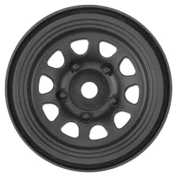 Proline Keystone 1.55 Black Wheels Rock Crawlers F/R (2)