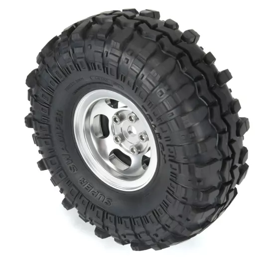 Proline 1/10 Slot Mag Aluminum Front/Rear 1.55 12mm Rock Crawler Wheels (2)