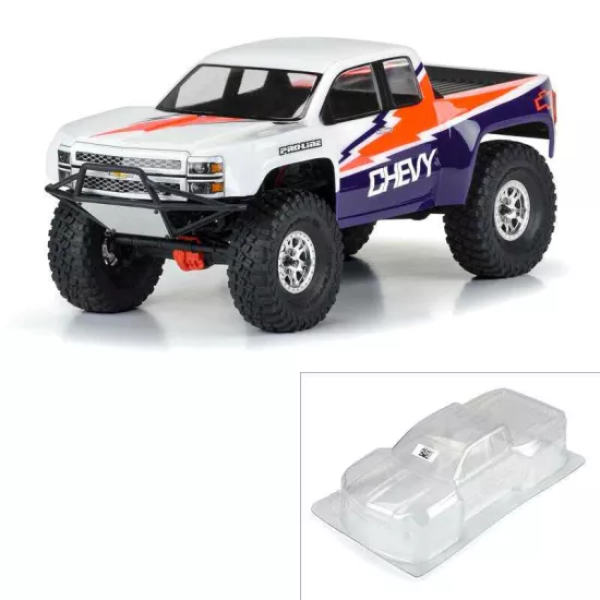 1/10 2015 Chevy Silverado Pre-Rnr Clear Body 12.3 WB