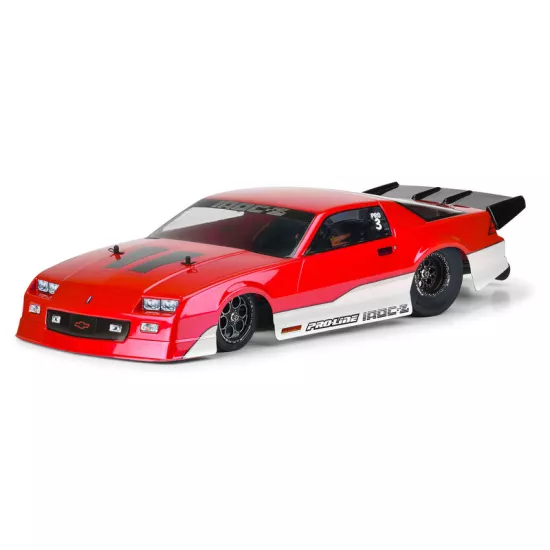 Proline 1/10 Pre-Cut 1985 Chevy Camaro IROC-Z Clear Body 22S Drag Car