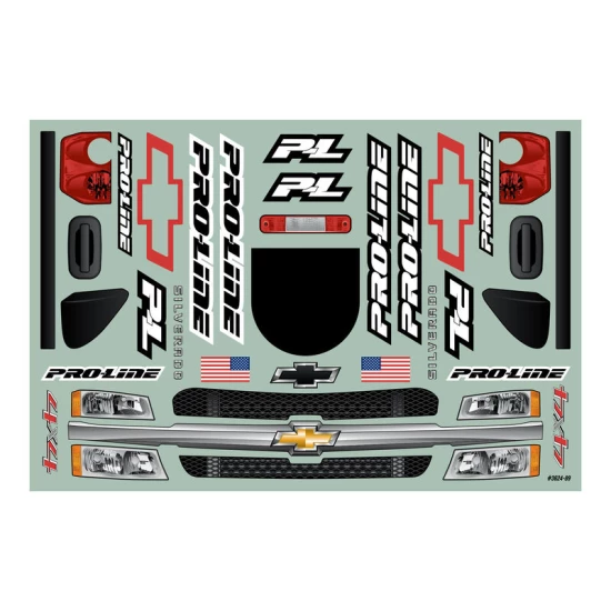 Proline Pre-Cut 2007 Chevy Silverado Clear Body for Unlimited Desert Racer