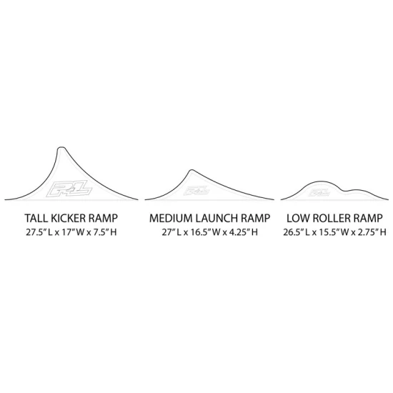 Big Air Triple RC Ramp Set (Jumps)