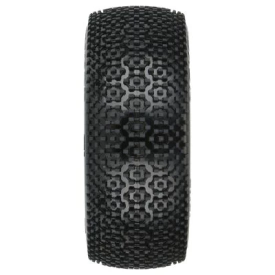 Proline 1/8 Hex Shot S3 Fr/Rr Buggy Tires Mntd 17mm Wht (2)