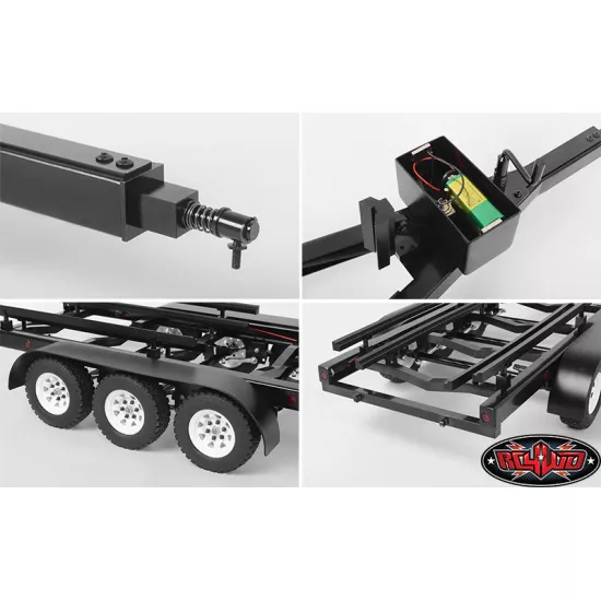 RC4WD BigDog 1/10 Triple Axle Scale Boat Trailer (Z-H0011)