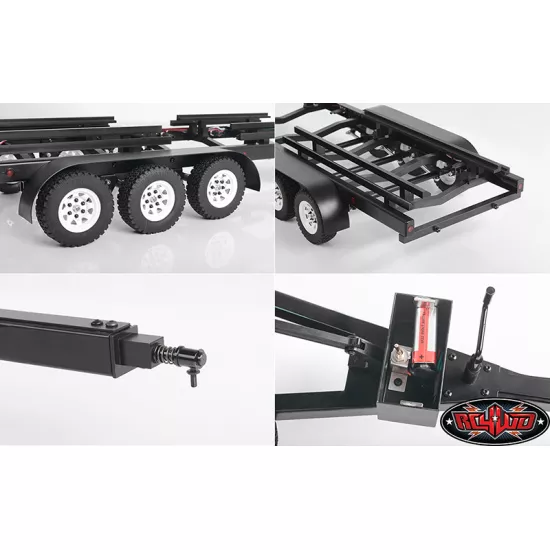 RC4WD BigDog 1/10 Tri Axle Widebody Scale Boat Trailer (Z-H0016)