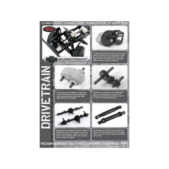 RC4WD Gelande II Truck Kit 1/10 Chassis Kit (Z-K0060)