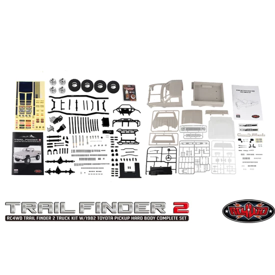 RC4WD Trail Finder 2 Truck Kit w/1982 Toyota Pickup Hard Body Complete Set (Z-K0070)