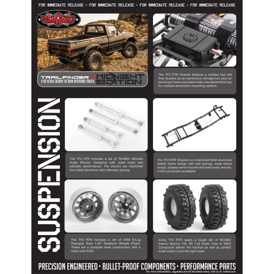 RC4WD Trail Finder 2 RTR w/Mojave II Body Set (Midnight Edition)