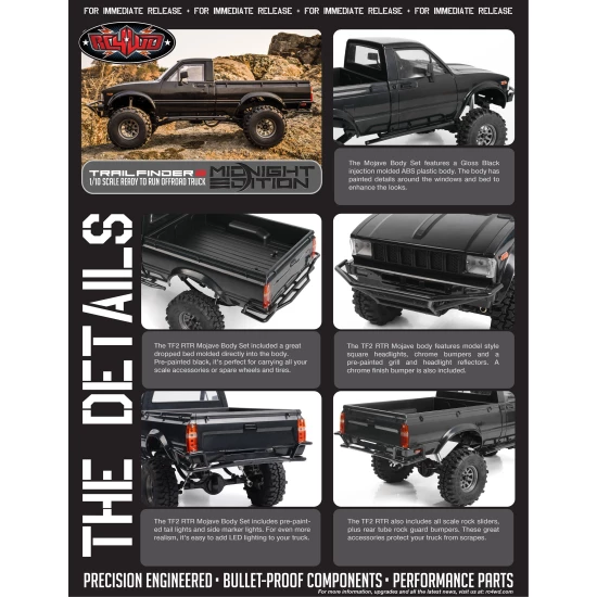 RC4WD Trail Finder 2 RTR w/Mojave II Body Set (Midnight Edition)