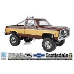 RC4WD Trail Finder 2 LWB RTR W/ Chevrolet K10 Scottsdale Harde kap (Scale Dept. Edition)