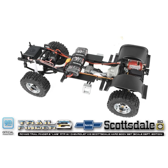 RC4WD Trail Finder 2 "LWB" RTR W/ Chevrolet K10 Scottsdale Hard Body Set (Scale Dept. Edition)