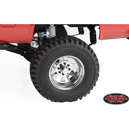RC4WD 8 Lug Deep Dish Wagon 1.9 Steel Stamped Beadlock Wheels (Chrome) (Z-W0079)