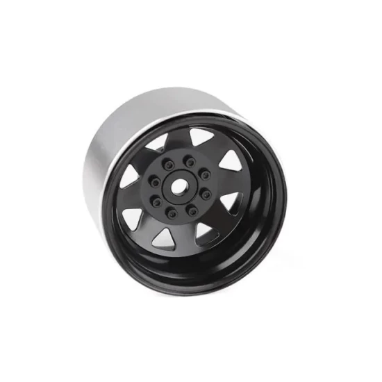 RC4WD 8 Lug Deep Dish Wagon 1.9 Steel Stamped Beadlock Wheels (Black) (Z-W0084)
