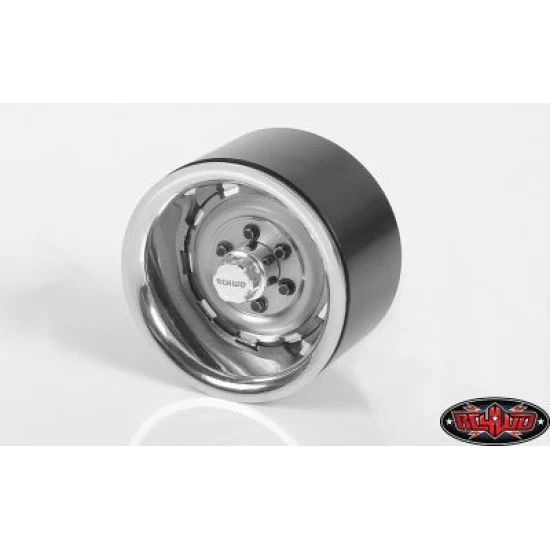 RC4WD Rally 1.9 Beadlock Wheels (Silver) (Z-W0257)