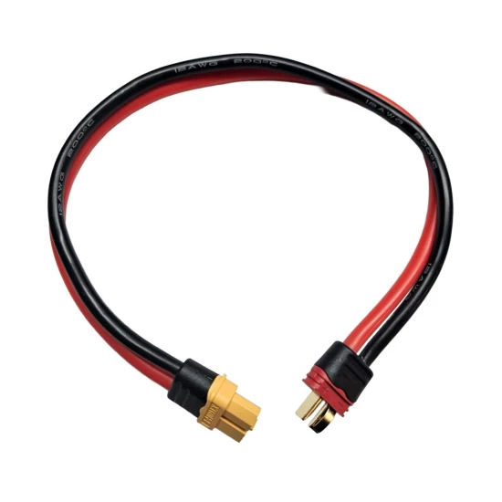 XT60 vrouw naar Deans charge kabel 12awg 300mm