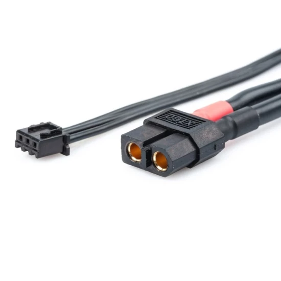 RC line 2S XH Oplaadkabel 35cm XT60 en 4/5mm en 2mm