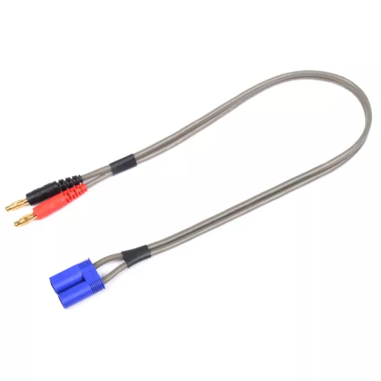 Revtec - Charge Lead Pro "Banana 4mm" - EC-5 Female - 40 cm - Flat silicone wire 14AWG