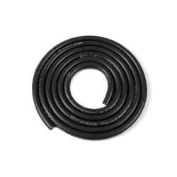 Revtec Siliconen-kabel Powerflex PRO Zwart 12AWG 1731/0.05 Strengen OD 4.5mm 1m