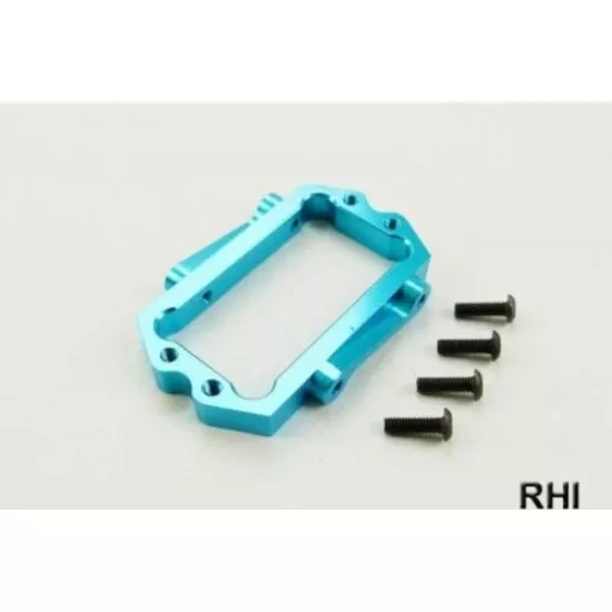 Tamiya DT03 Alu servohouder blauw (1)
