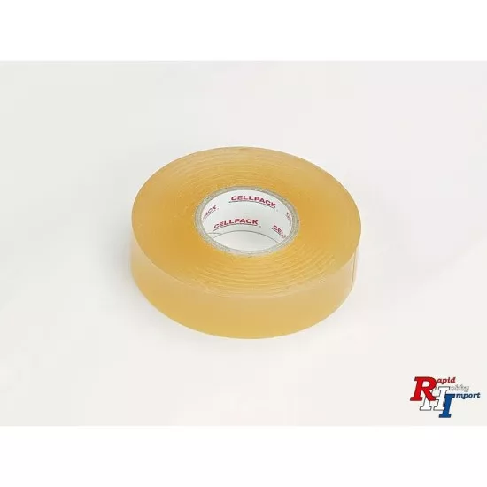 Watervaste tape 19mm, 25m transparant voor boten etc