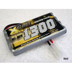 9,6V 1300mAh Nikko accu m Tamiya-st