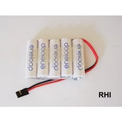 Ontvangeraccu 2,0Ah 6,0V Uni
