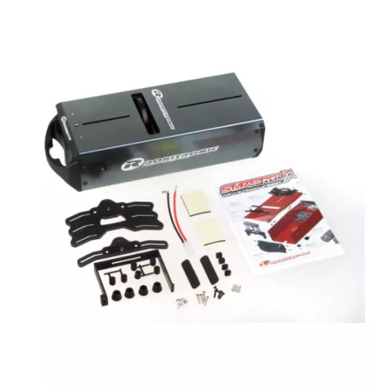 Robitronic Starterbox for Buggy & Truggy 1/8 (red anodized)