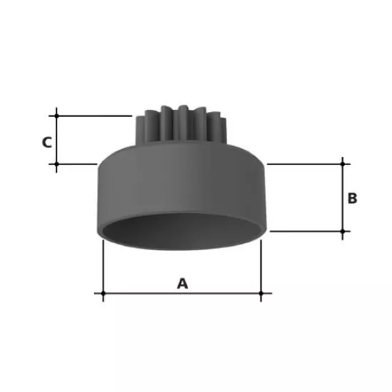 Clutch Bell 15 Teeth vented / small