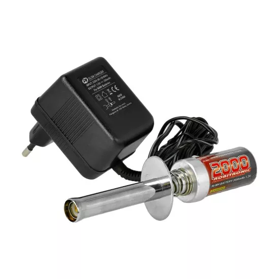 Gloeistarter 2000mah en lader.