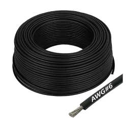 Gens Ace AWG#6 Silicone Wire - Black x 1M Each