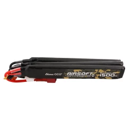 Gens Ace 1500mAh 11.1V 25C 3S1P Nunchuck 3X Airsoft Gun LiPo Battery T Plug