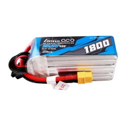 Gens Ace G Tech 1800mAh 22.2V 45C 6S1P LiPo Battery XT60 Plug