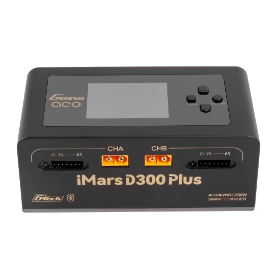 Gens Ace iMars D300 Plus Smart Charger | Dual-Channel | G-tech | EB Black