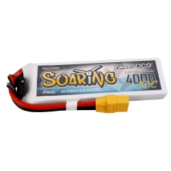 Gens Ace G-Tech Soaring 4000mAh 11.1V 30C 3S1P Lipo Battery Pack with XT90 plug