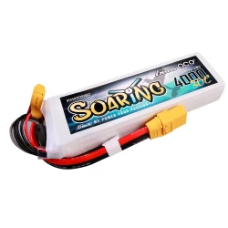 Gens Ace G-Tech Soaring 4000mAh 11.1V 30C 3S1P Lipo Battery Pack with XT90 plug