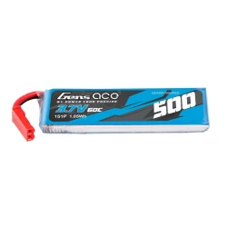 Gens Ace 500mAh 3.7V 60C 1S1P LiPo Battery Pack JST SYP Plug