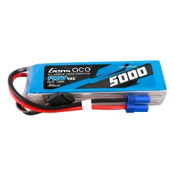 Gens Ace G Tech 5000mAh 14.8V 45C 4S1P Heli LiPo Battery EC5 Plug
