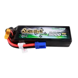 Gens Ace G Tech 5000mAh 14.8V 60C 4S1P LiPo Battery EC5 Plug Bashing Series
