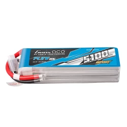 Gens Ace 5100mAh 14.8V 80C 4S1P LiPo Battery F5B