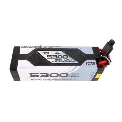 Gens Ace Advanced G Tech 5300mAh 11.4V 3S1P 100C HV Hardcase LiPo Battery Deans Plug