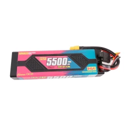 Gens Ace Advanced 5500mAh 7.6V 100C 2S1P HardCase LiPo Battery XT60